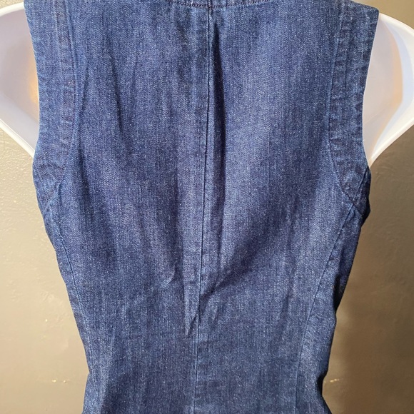 BANANA REPUBLIC DENIM Snap Front Vest/Tank - Picture 4 of 16